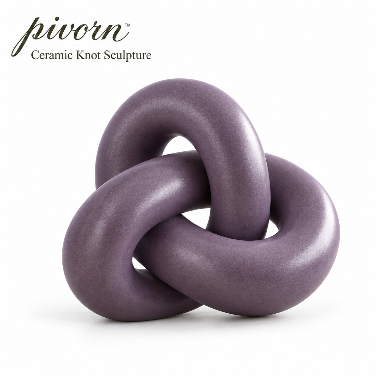๐๐๐๐๐๐โข Ceramic Knot Sculpture