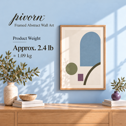 𝒑𝒊𝒗𝒐𝒓𝒏™ Framed Abstract Entryway Wall Art