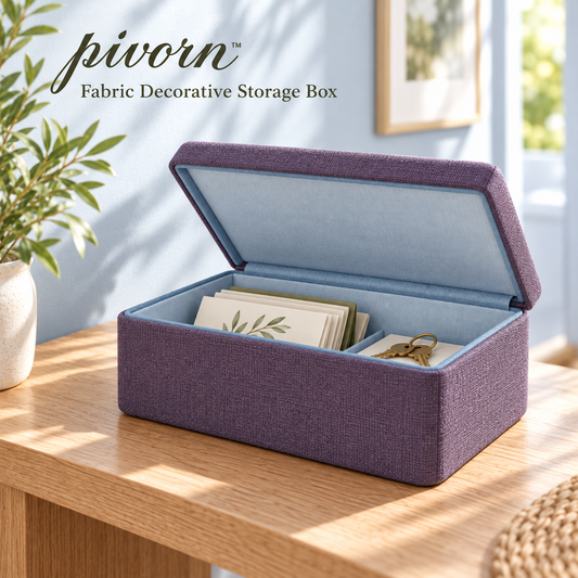 𝒑𝒊𝒗𝒐𝒓𝒏™ Fabric Decorative Storage Box