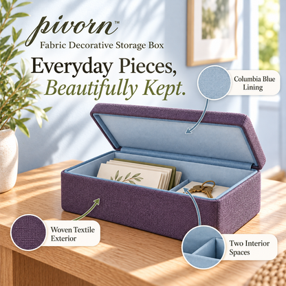 𝒑𝒊𝒗𝒐𝒓𝒏™ Fabric Decorative Storage Box