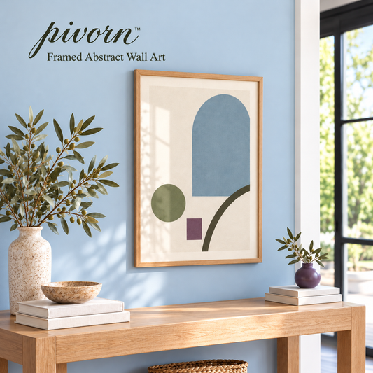 𝒑𝒊𝒗𝒐𝒓𝒏™ Framed Abstract Entryway Wall Art