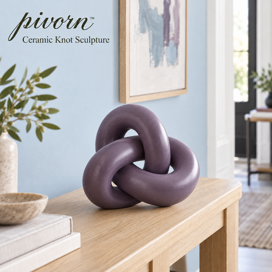 𝒑𝒊𝒗𝒐𝒓𝒏™ Ceramic Knot Sculpture