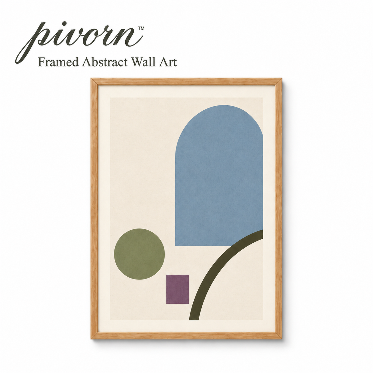 𝒑𝒊𝒗𝒐𝒓𝒏™ Framed Abstract Entryway Wall Art