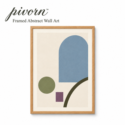 𝒑𝒊𝒗𝒐𝒓𝒏™ Framed Abstract Entryway Wall Art