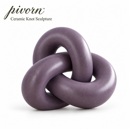 𝒑𝒊𝒗𝒐𝒓𝒏™ Ceramic Knot Sculpture