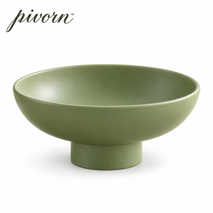 𝒑𝒊𝒗𝒐𝒓𝒏™ Sculptural Ceramic Pedestal Bowl